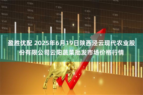 盈胜优配 2025年6月19日陕西泾云现代农业股份有限公司云阳蔬菜批发市场价格行情